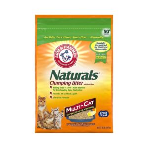 Arm & Hammer Naturals Cat Litter, Multi-Cat, 18 Lb